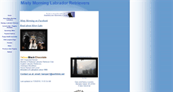 Desktop Screenshot of mistymorninglabradors.com